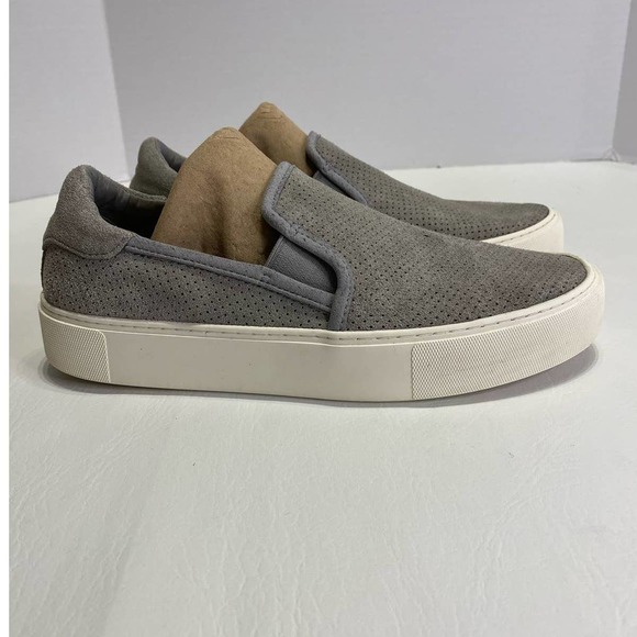 UGG Abies Perforated Slip-On Sneaker Size:8.5 Gray - Picture 1 of 7